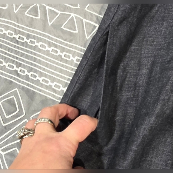 Eileen Fisher 100% Organic Linen Henley Shirt Dress Size XL - Picture 7 of 10